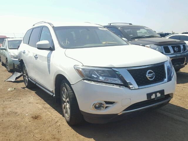 5N1AR2MM0DC634539 - 2013 NISSAN PATHFINDER WHITE photo 1