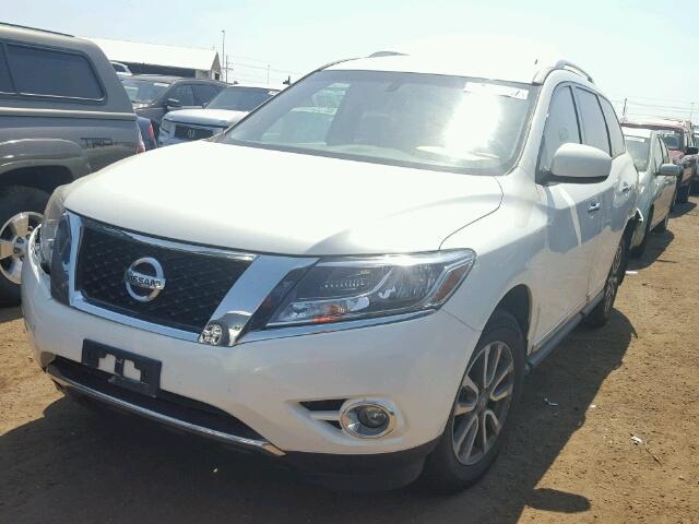 5N1AR2MM0DC634539 - 2013 NISSAN PATHFINDER WHITE photo 2