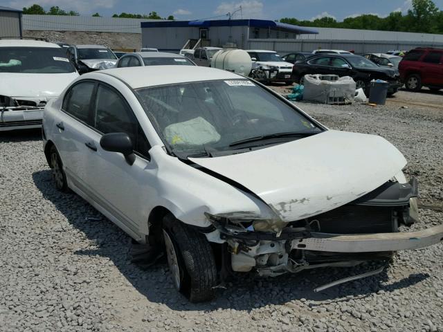 19XFA1F3XAE051769 - 2010 HONDA CIVIC VP WHITE photo 1