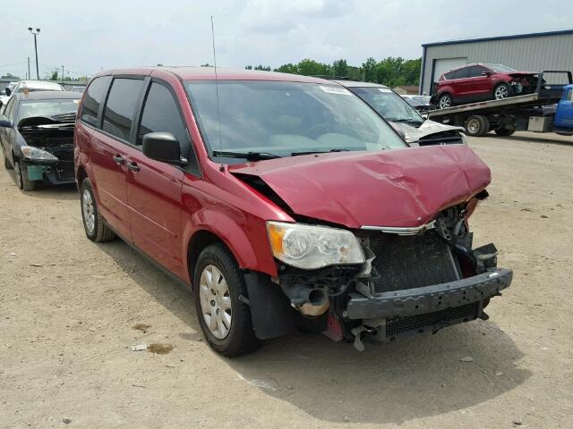 2A8HR44H28R604093 - 2008 CHRYSLER TOWN & COU RED photo 1