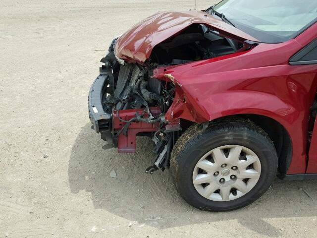 2A8HR44H28R604093 - 2008 CHRYSLER TOWN & COU RED photo 10