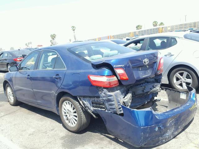 4T1BE46K37U120139 - 2007 TOYOTA CAMRY NEW BLUE photo 3