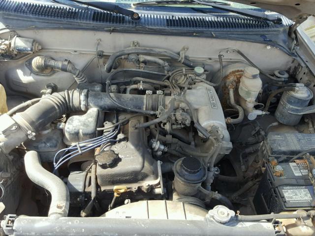 4TANL42N0TZ205553 - 1996 TOYOTA TACOMA BROWN photo 7