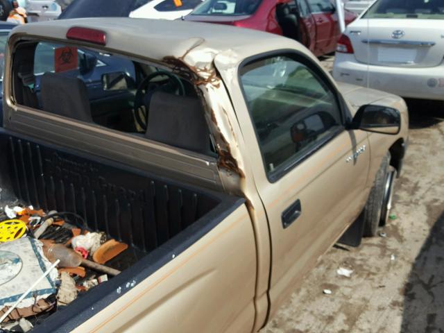 4TANL42N0TZ205553 - 1996 TOYOTA TACOMA BROWN photo 9