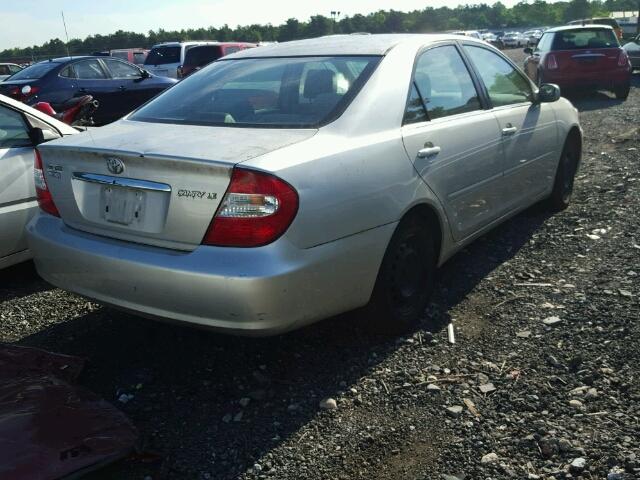 4T1BE32K14U791899 - 2004 TOYOTA CAMRY LE SILVER photo 4