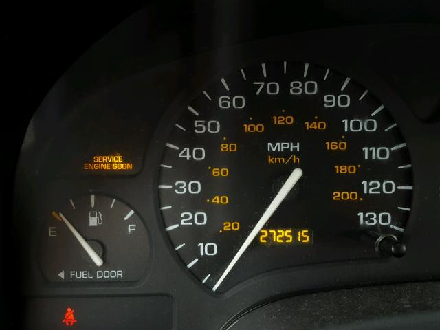 1G8ZR127X1Z112227 - 2001 SATURN SC2 BLACK photo 8