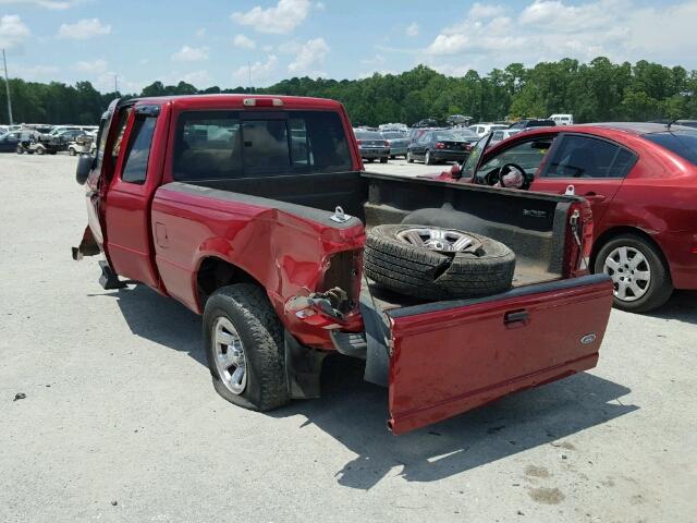 1FTYR14V7YTB36513 - 2000 FORD RANGER SUP RED photo 3