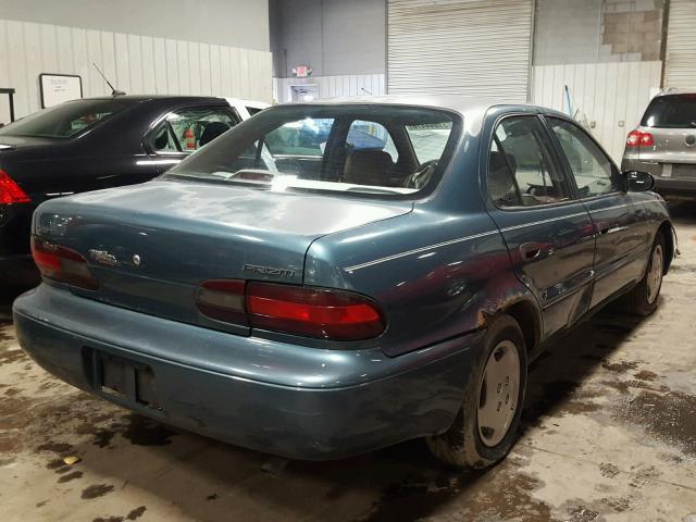1Y1SK5263SZ087906 - 1995 GEO PRIZM BASE ლურჯი ფოტო 4
