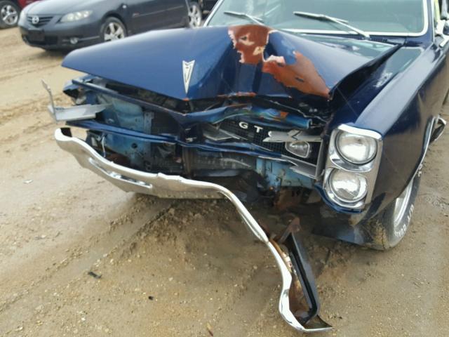 242176G125250 - 1966 PONTIAC GTO BLUE photo 10