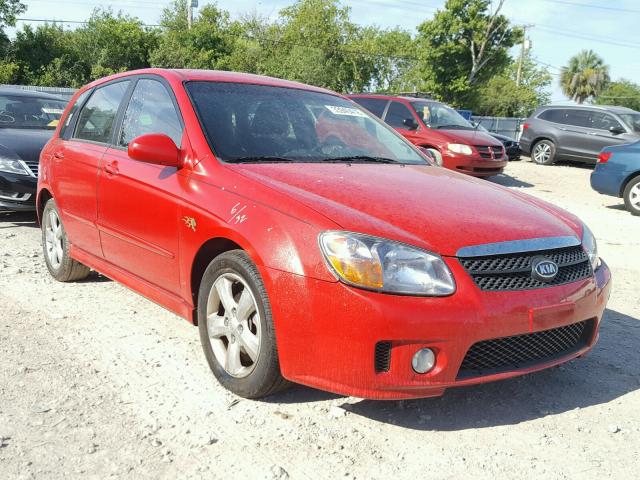 KNAFE161675004243 - 2007 KIA SPECTRA5 S RED photo 1