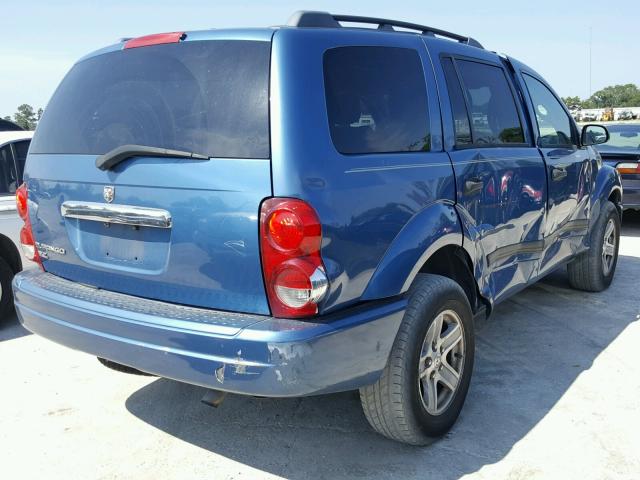 1D4HD48N26F154314 - 2006 DODGE DURANGO SL BLUE photo 4