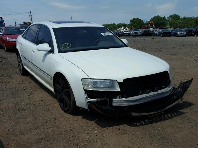 WAUML44E14N010418 - 2004 AUDI A8 L QUATT WHITE photo 1