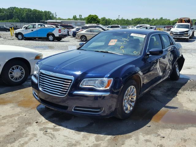 2C3CCAAG2EH193748 - 2014 CHRYSLER 300 BLUE photo 2