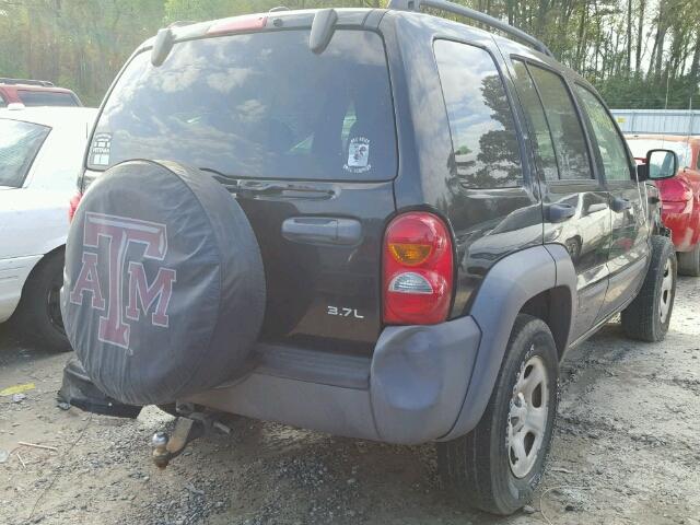 1J4GK48K33W721687 - 2003 JEEP LIBERTY SP CHARCOAL photo 4