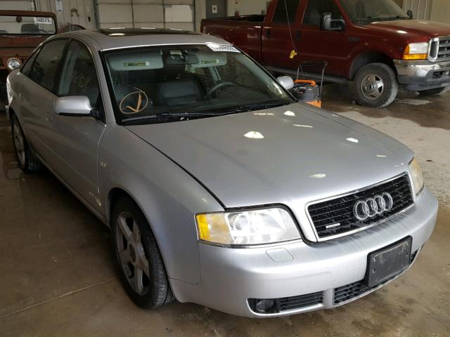 WAULD64B23N036521 - 2003 AUDI A6 2.7T QU SILVER photo 1