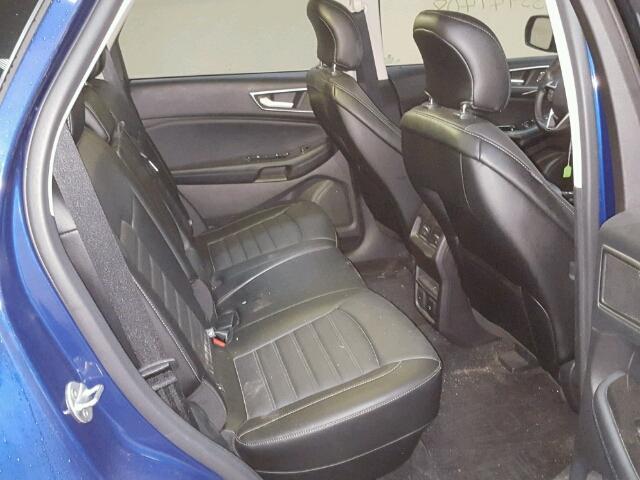 2FMTK4J81FBB82622 - 2015 FORD EDGE SEL BLUE photo 6