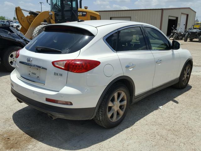 JNKAJ09E18M302061 - 2008 INFINITI EX35 BASE WHITE photo 4