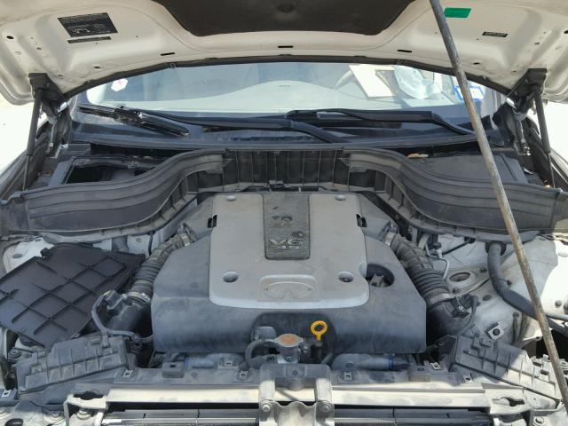 JNKAJ09E18M302061 - 2008 INFINITI EX35 BASE WHITE photo 7