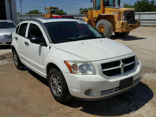 1B3HB48B07D126275 - 2007 DODGE CALIBER SX WHITE photo 1