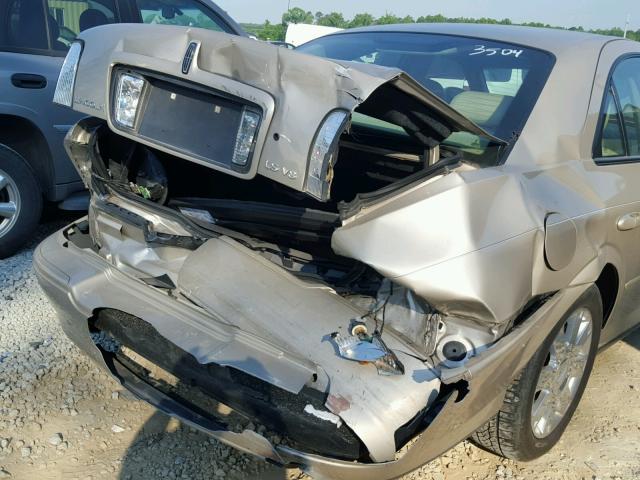 1LNHM87A25Y653504 - 2005 LINCOLN LS Qızıl foto 9