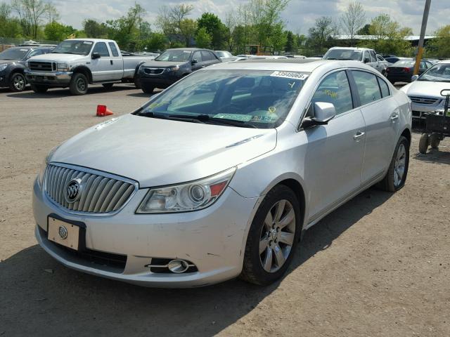 1G4GD5EG5AF186022 - 2010 BUICK LACROSSE C SILVER photo 2