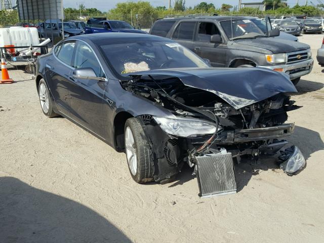 5YJSA1E13GF126796 - 2016 TESLA MODEL S GRAY photo 1