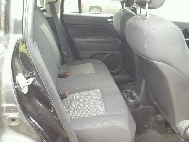 1J4NT4FBXAD578642 - 2010 JEEP COMPASS SP BLACK photo 6