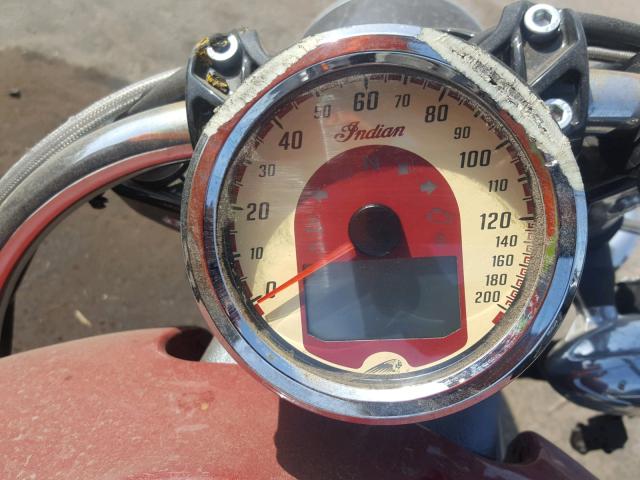 56KMSA001H3121545 - 2017 INDIAN MOTORCYCLE CO. SCOUT ABS RED photo 8
