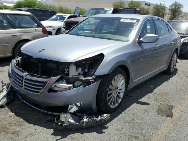 KMHGH4JH9FU094525 - 2015 HYUNDAI EQUUS SIGN SILVER photo 2