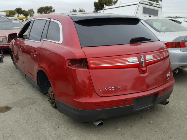 2LMHJ5AT9CBL52521 - 2012 LINCOLN MKT RED photo 3