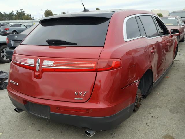 2LMHJ5AT9CBL52521 - 2012 LINCOLN MKT RED photo 4