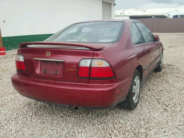 1HGCD7231TA003572 - 1996 HONDA ACCORD LX RED photo 4