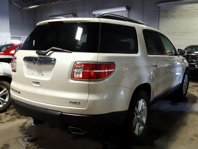 5GZEV33758J161367 - 2008 SATURN OUTLOOK XR თეთრი ფოტო 4