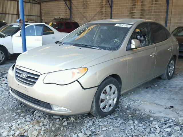 KMHDU46D17U024376 - 2007 HYUNDAI ELANTRA GL TAN photo 2