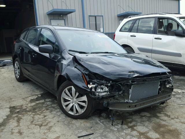 4S3GTAA61J3705680 - 2018 SUBARU IMPREZA BLACK photo 1