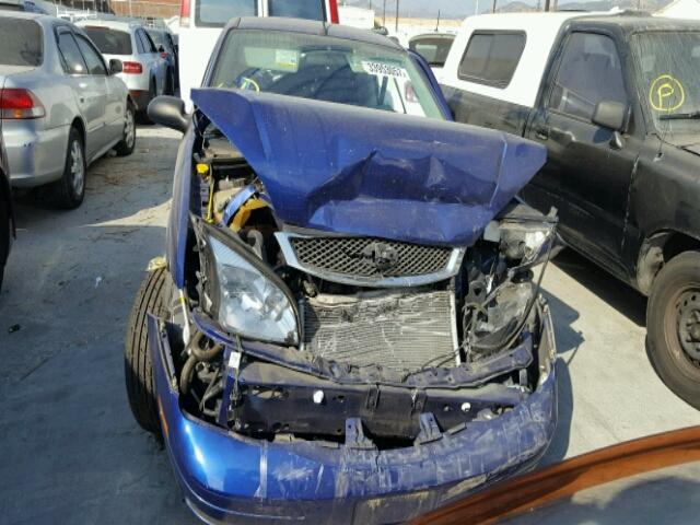 3FAFP31N15R115477 - 2005 FORD FOCUS ZX3 BLUE photo 10