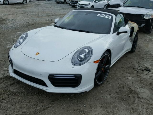 WP0CD2A97JS162353 - 2018 PORSCHE 911 TURBO WHITE photo 2