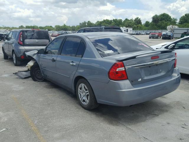 1G1ZS58F28F101596 - 2008 CHEVROLET MALIBU LS ლურჯი ფოტო 3
