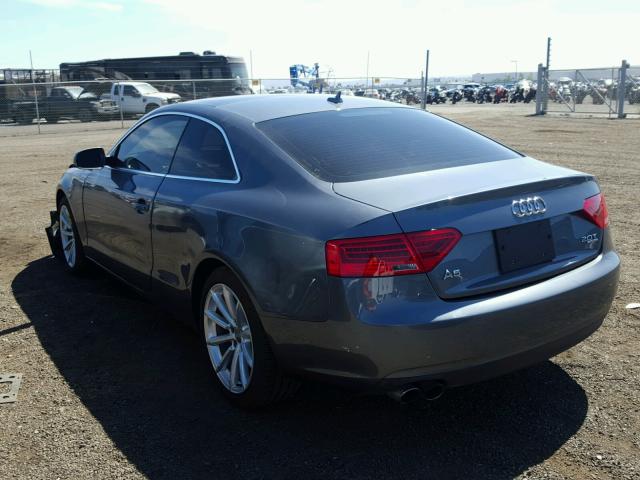 WAUCFAFRXFA000708 - 2015 AUDI A5 PREMIUM GRAY photo 3