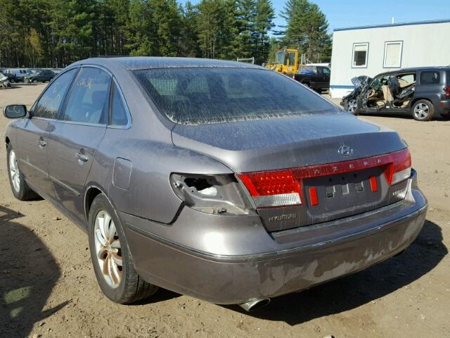 KMHFC46F56A132299 - 2006 HYUNDAI AZERA SE SILVER photo 3