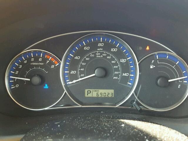 JF2SHAEC6CH461589 - 2012 SUBARU FORESTER 2 BLACK photo 8