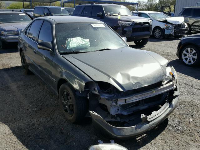 2HGEJ6615YH590517 - 2000 HONDA CIVIC BASE GRAY photo 1