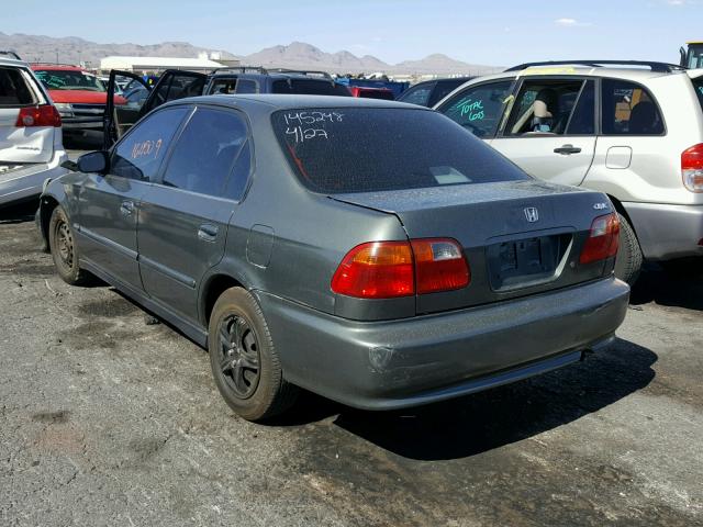 2HGEJ6615YH590517 - 2000 HONDA CIVIC BASE GRAY photo 3