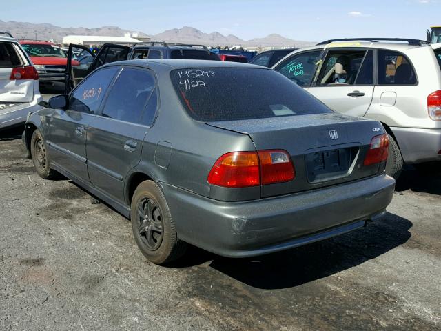 2HGEJ6615YH590517 - 2000 HONDA CIVIC BASE GRAY photo 3