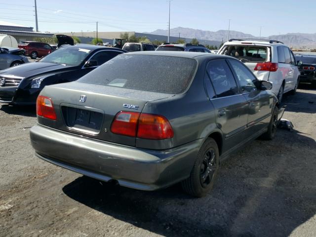 2HGEJ6615YH590517 - 2000 HONDA CIVIC BASE GRAY photo 4