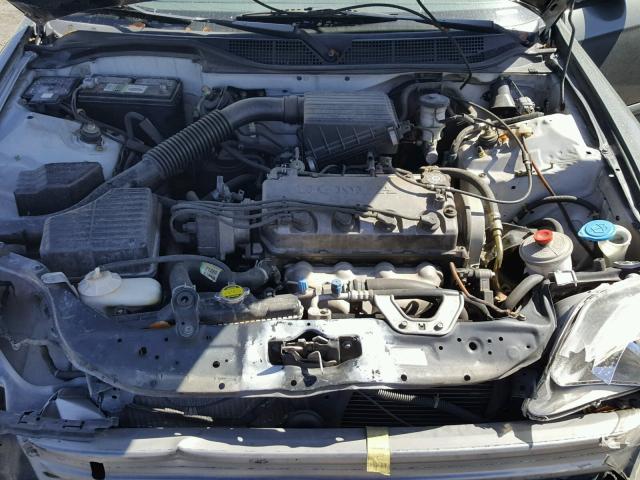 2HGEJ6615YH590517 - 2000 HONDA CIVIC BASE GRAY photo 7