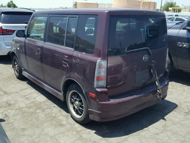 JTLKT334X50170698 - 2005 TOYOTA SCION XB PURPLE photo 3