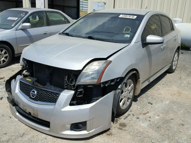 3N1AB6AP0BL618909 - 2011 NISSAN SENTRA 2.0 SILVER photo 2