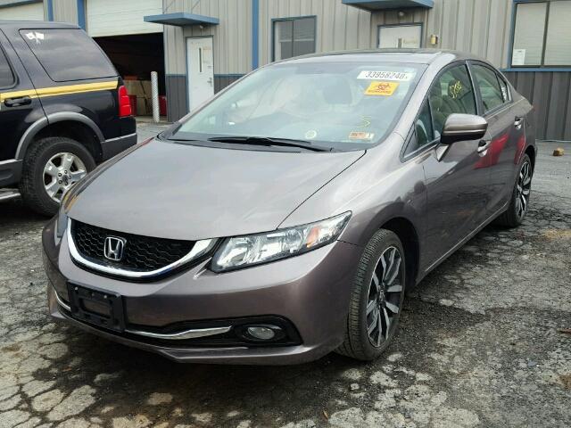 19XFB2F93FE257563 - 2015 HONDA CIVIC EXL 石墨色 照片 2