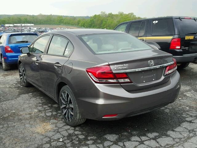 19XFB2F93FE257563 - 2015 HONDA CIVIC EXL 石墨色 照片 3